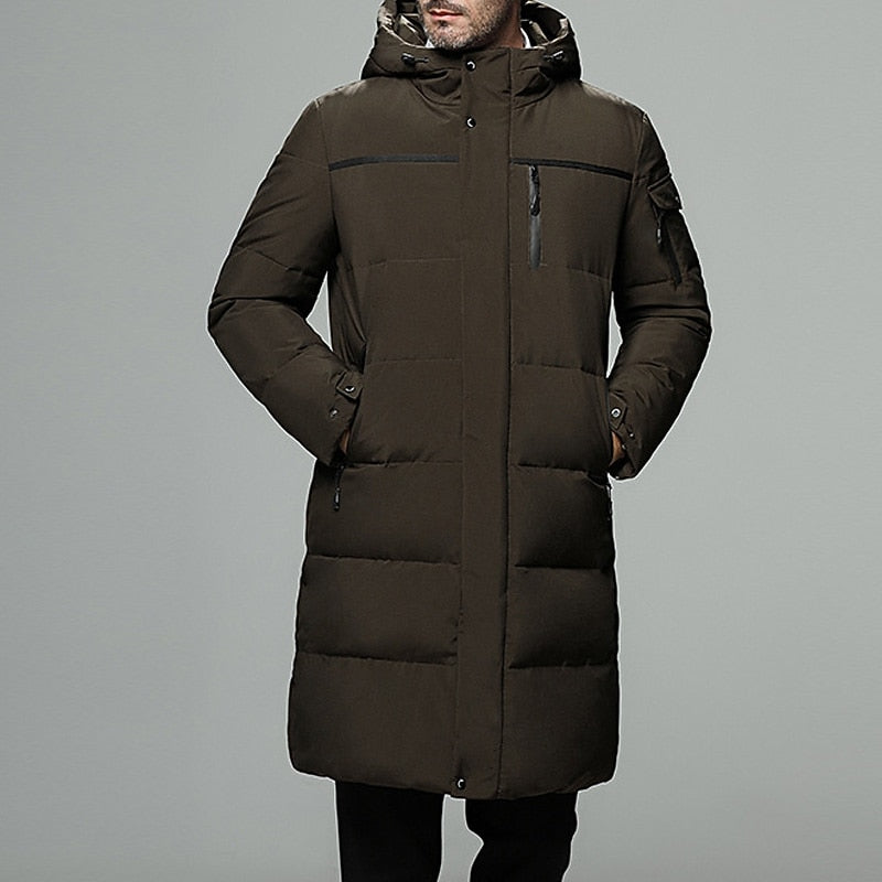 Hooded Longline Puffer Coat