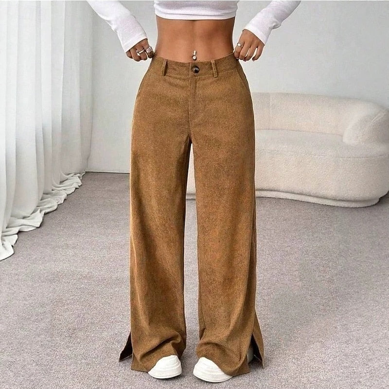 High-Waist Wide-Leg Pants