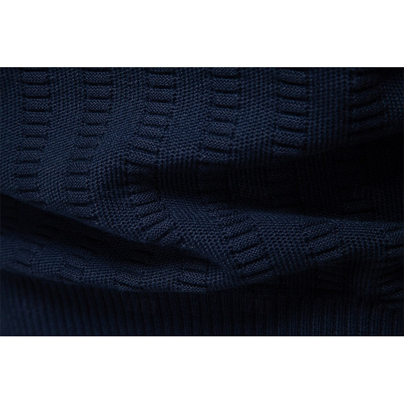 Textured Half-Zip Sweater