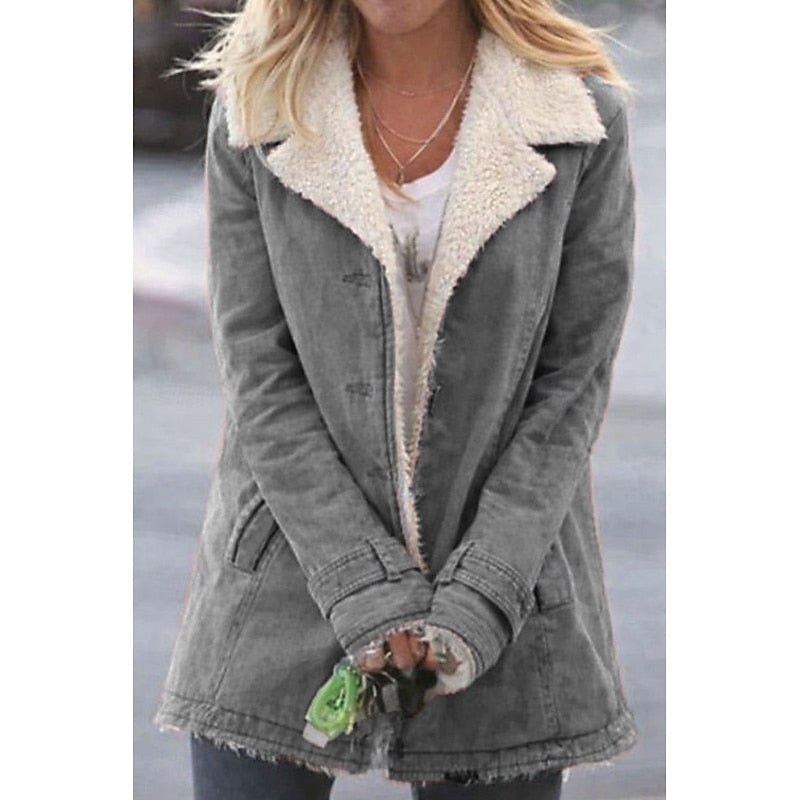 Cozy Sherpa-Lined Coat