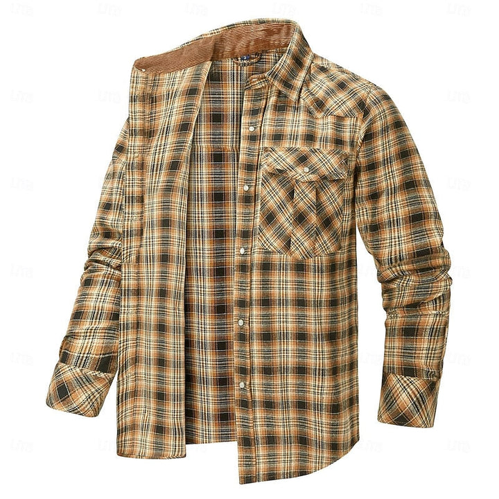 Rugged Plaid Overshirt
