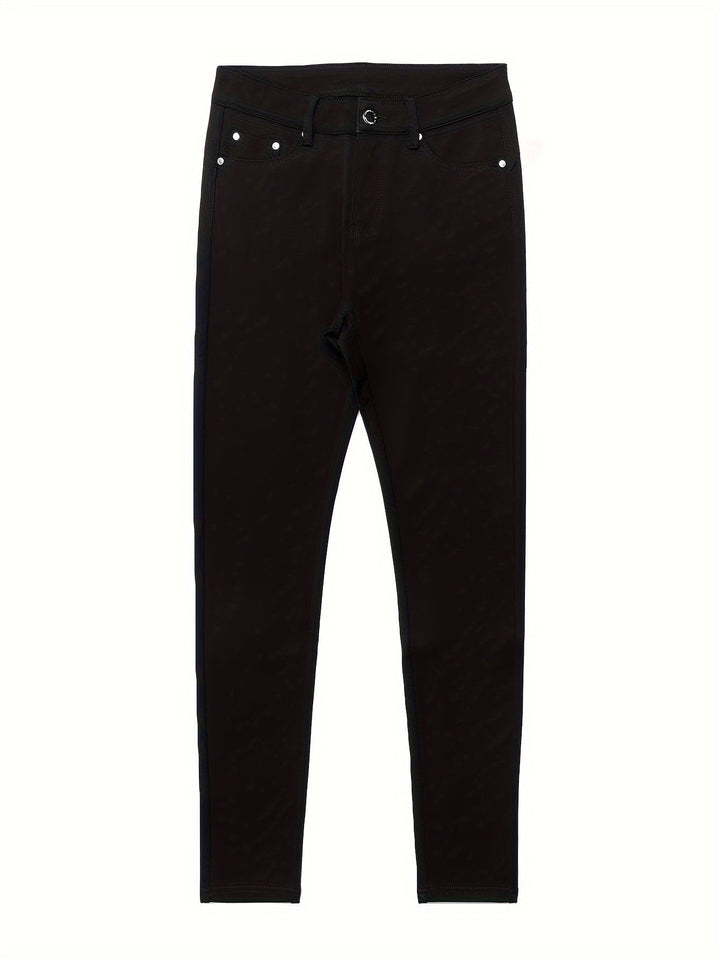 High-Waist Skinny Jeans