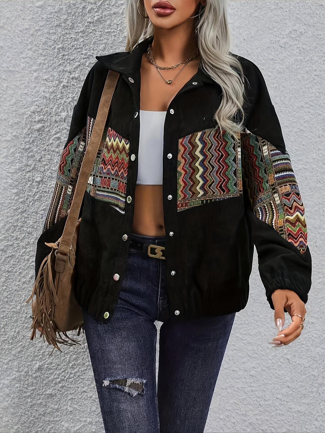 Patchwork Statement Jacket