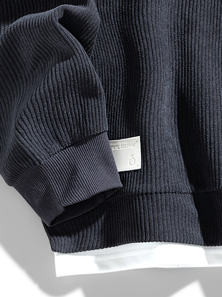 Layered Crewneck Sweatshirt