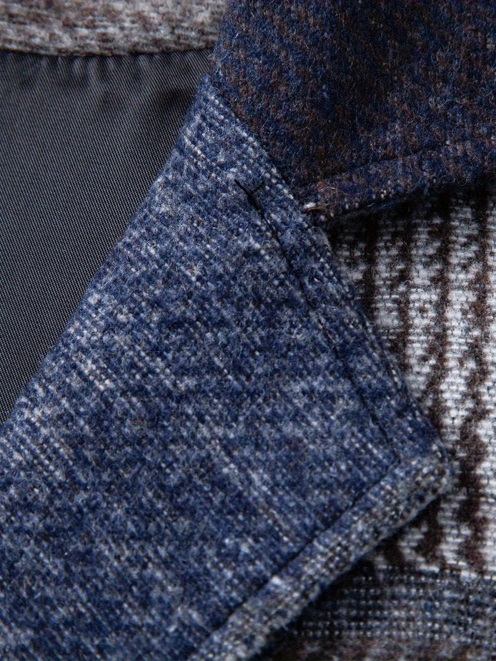 Patchwork Tailored Vest