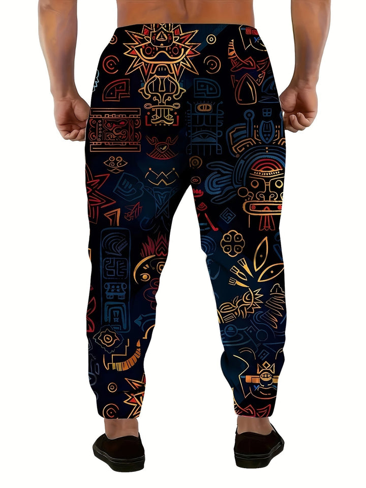 Bold Patterned Joggers