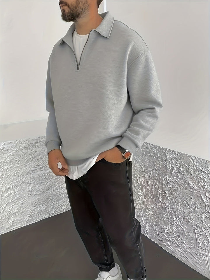 Cozy Half-Zip Sweatshirt