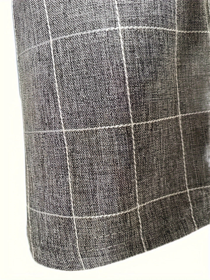 Relaxed Checked Pants
