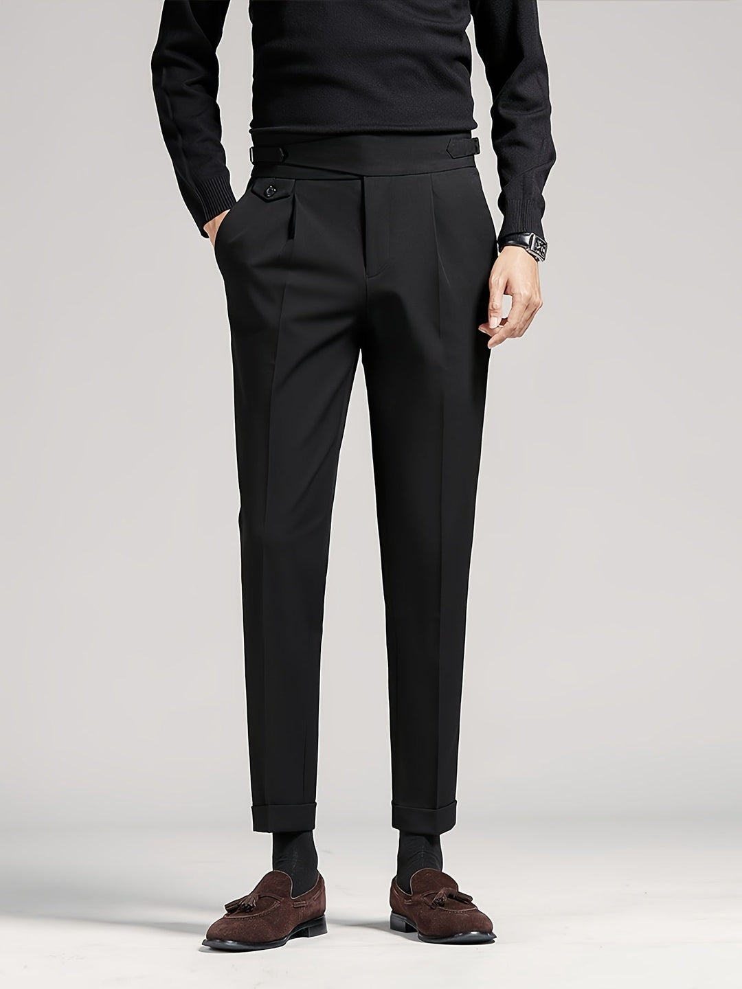Tailored Pleated Pants