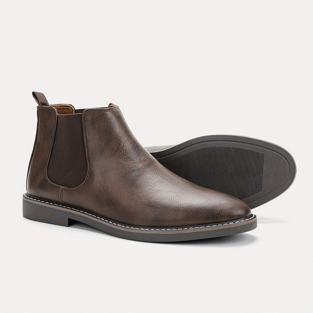 Refined Slip-On Chelsea Boots