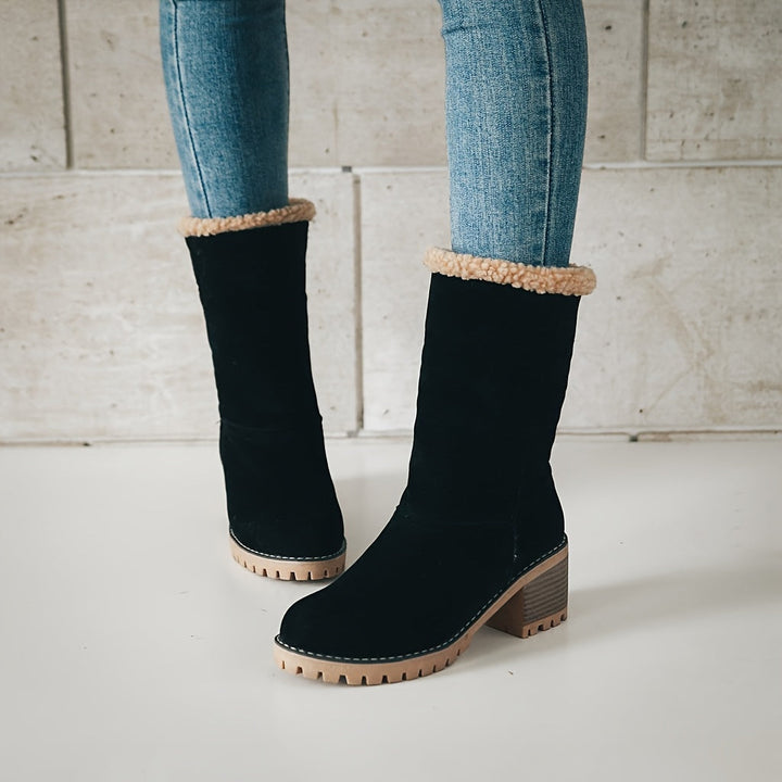 Cozy Cuffed Ankle Boots