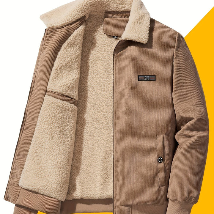 Cozy-Lined Workwear Jacket