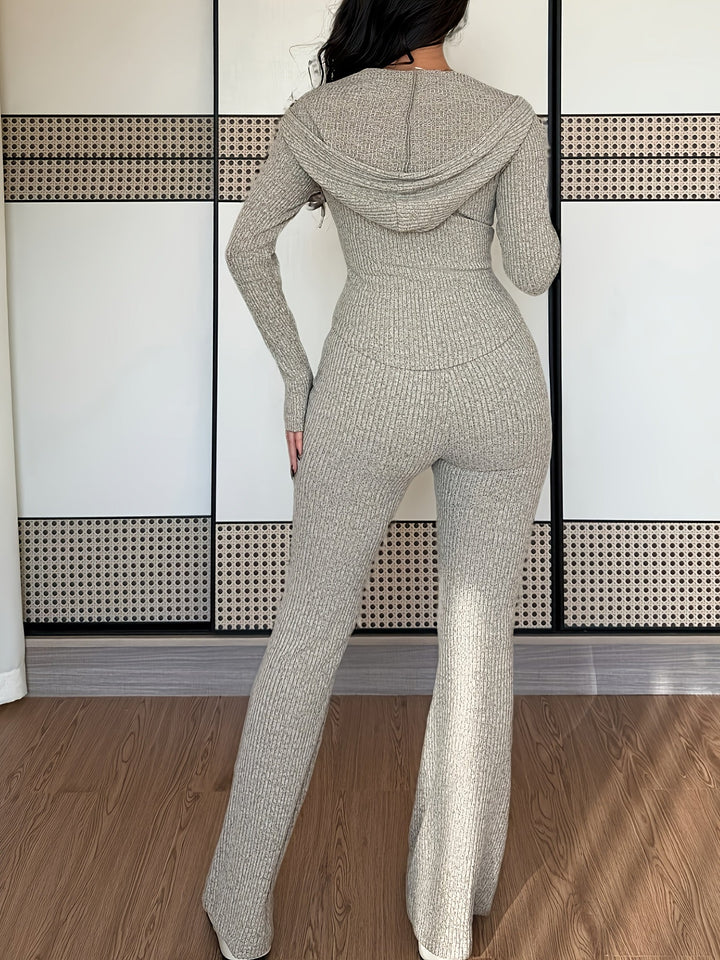 Ribbed Lounge Two-Piece Set