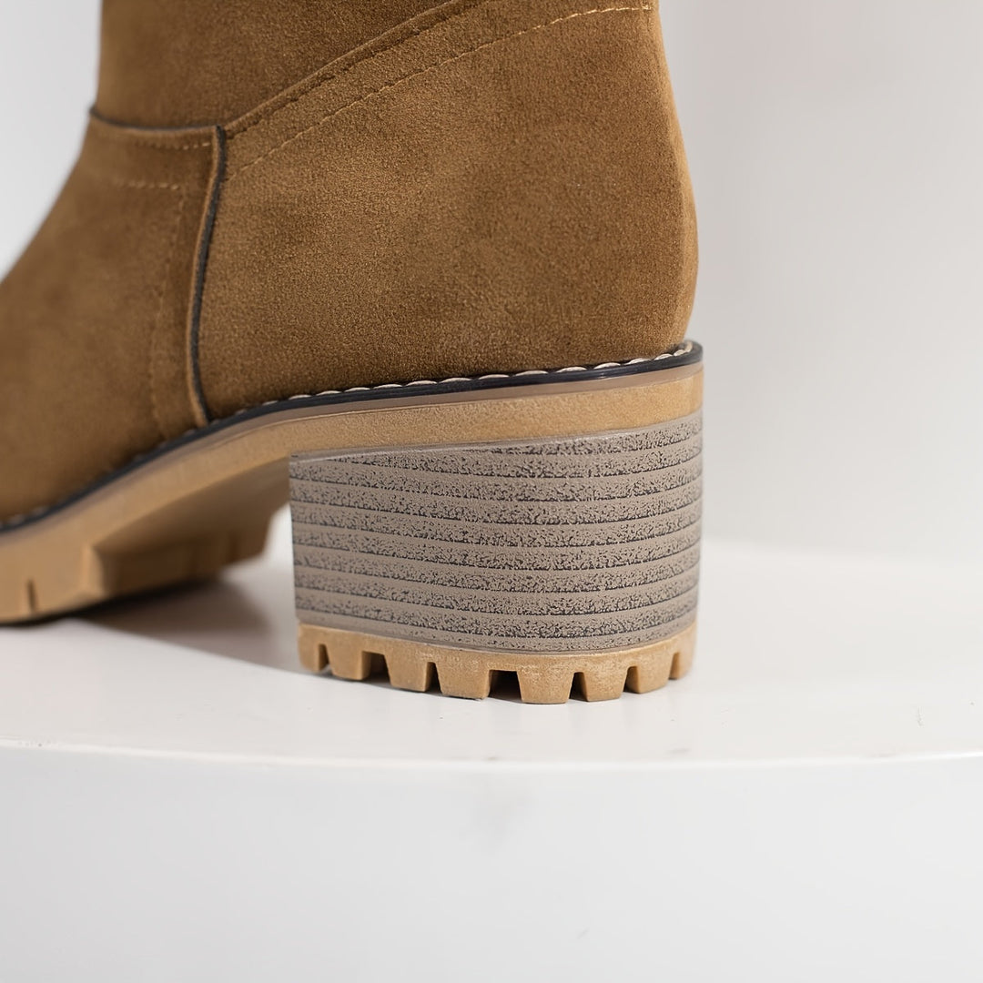 Cozy Cuffed Ankle Boots