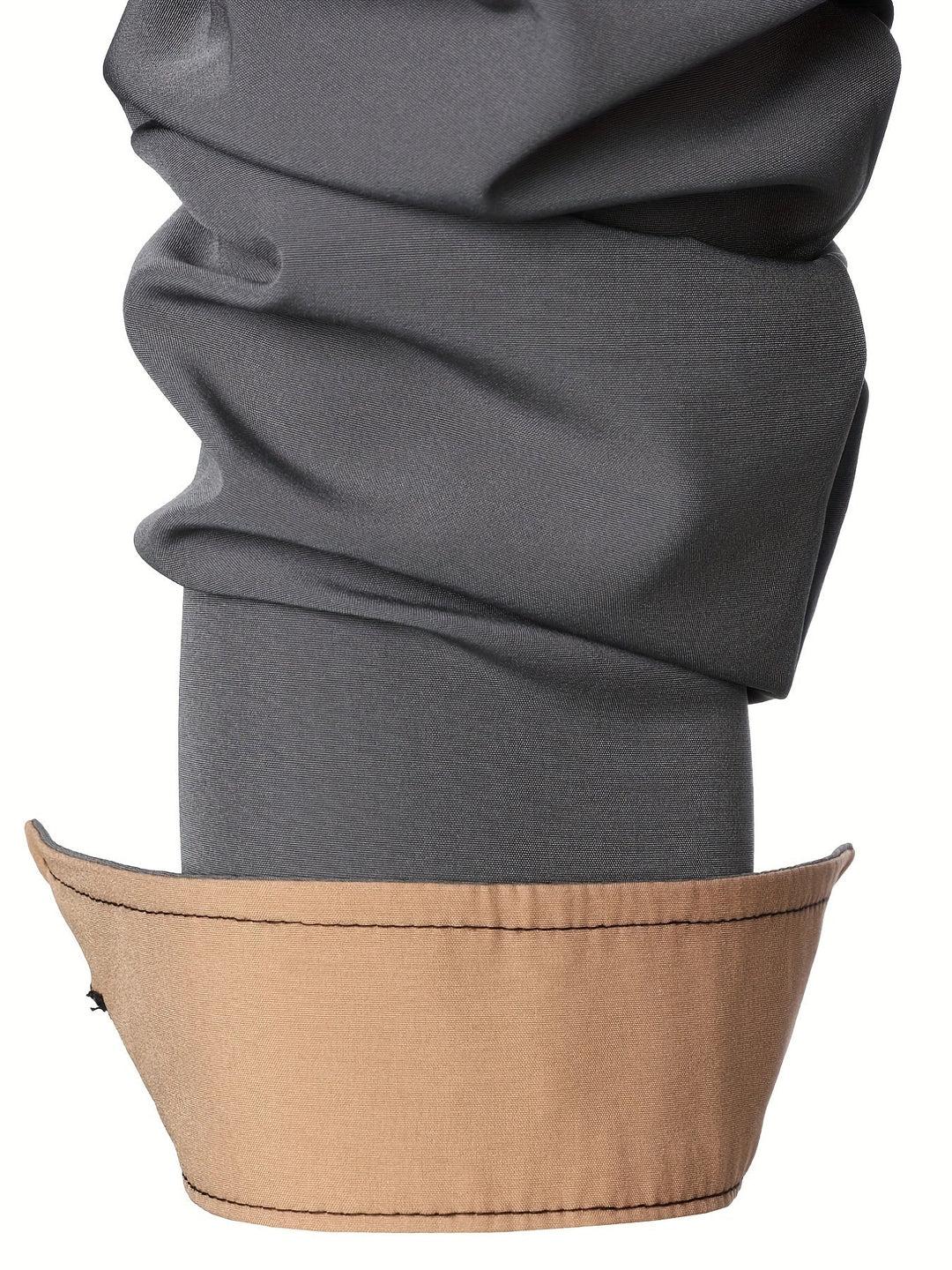 Contrast-Trim Long Sleeve Shirt