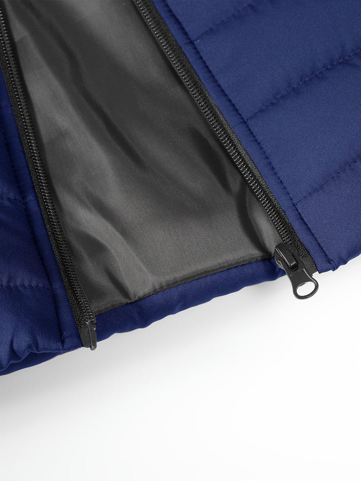 Quilted Stand-Collar Vest