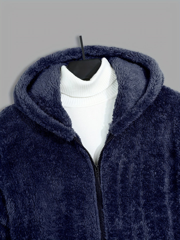 Cozy Hooded Zip Jacket