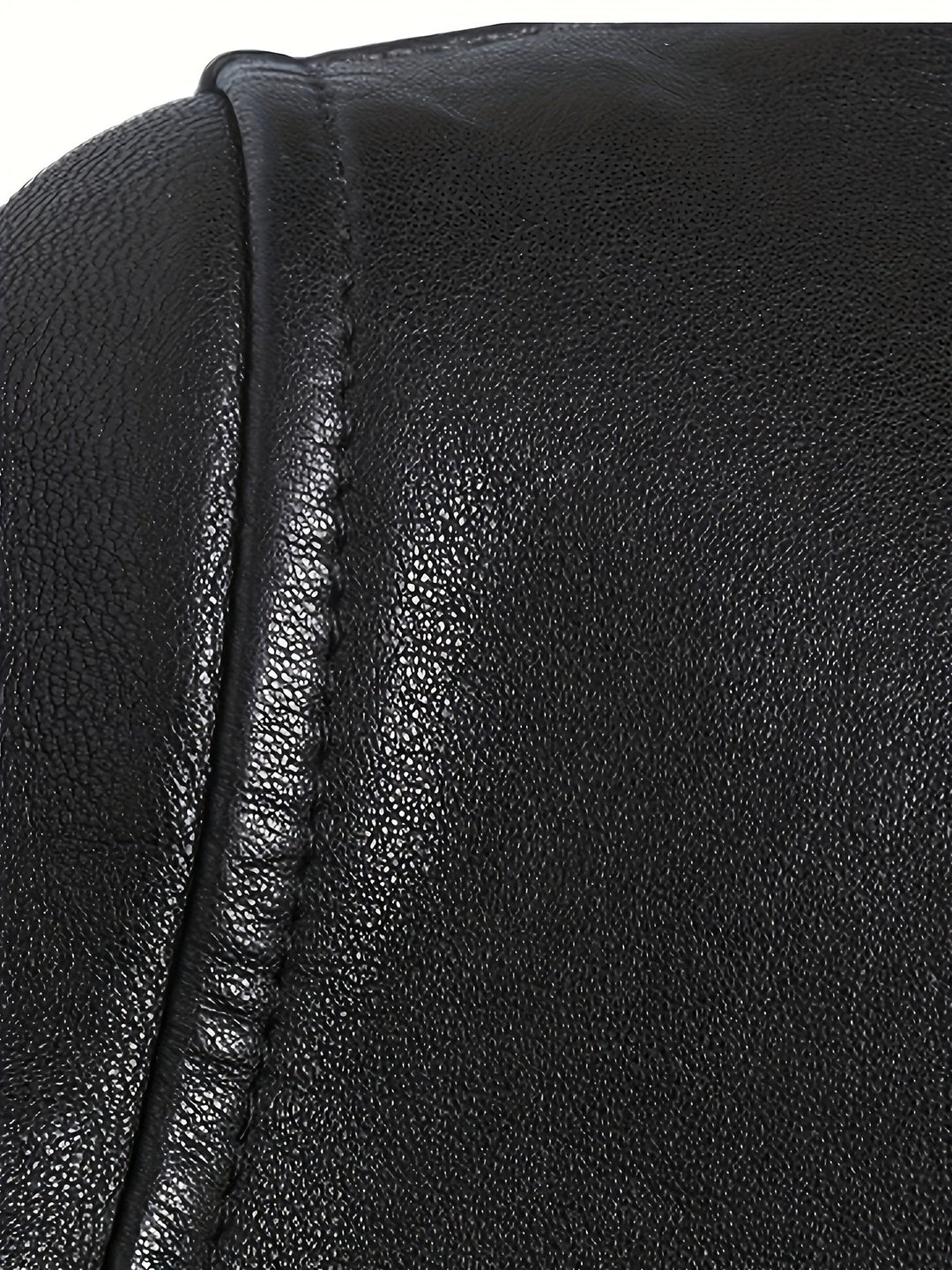Stand-Collar Moto Jacket