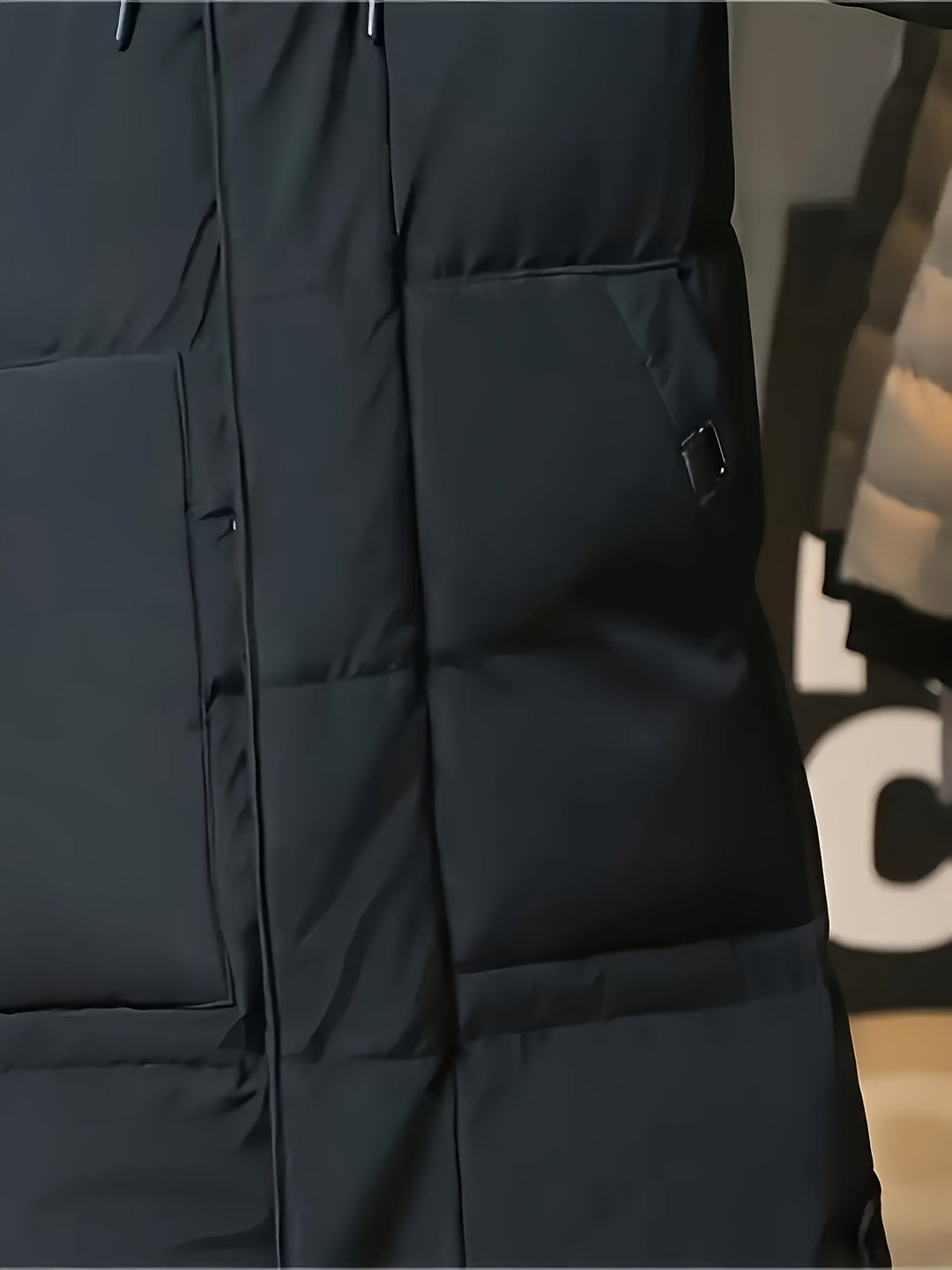 Hooded Longline Puffer Coat
