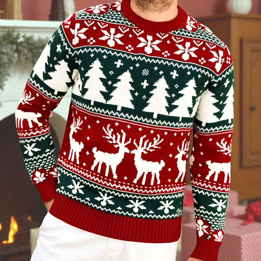 Festive Holiday Knit Sweater