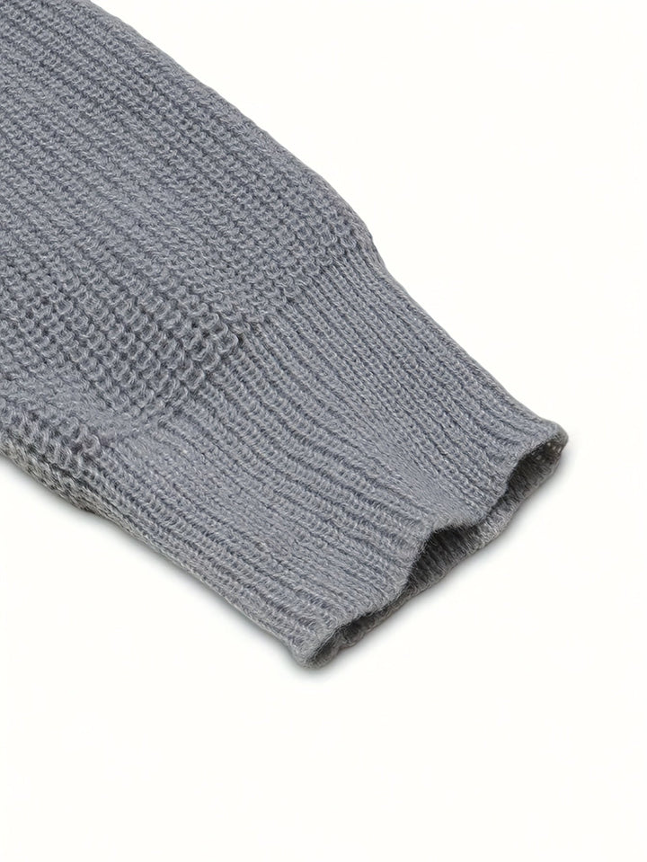 Relaxed Zip-Up Cardigan