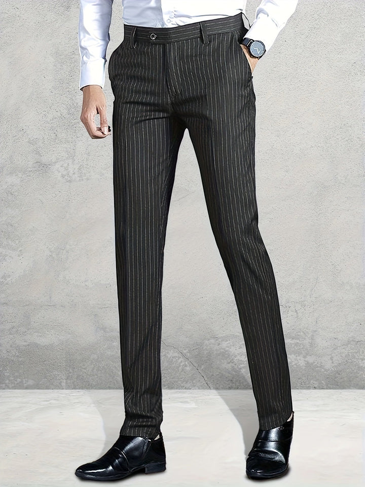 Refined Slim-Fit Business Pants