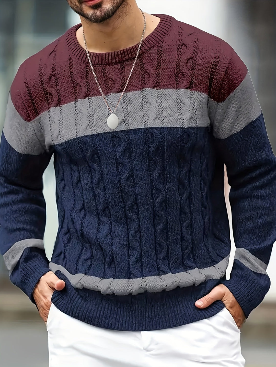 Classic Cable-Knit Sweater