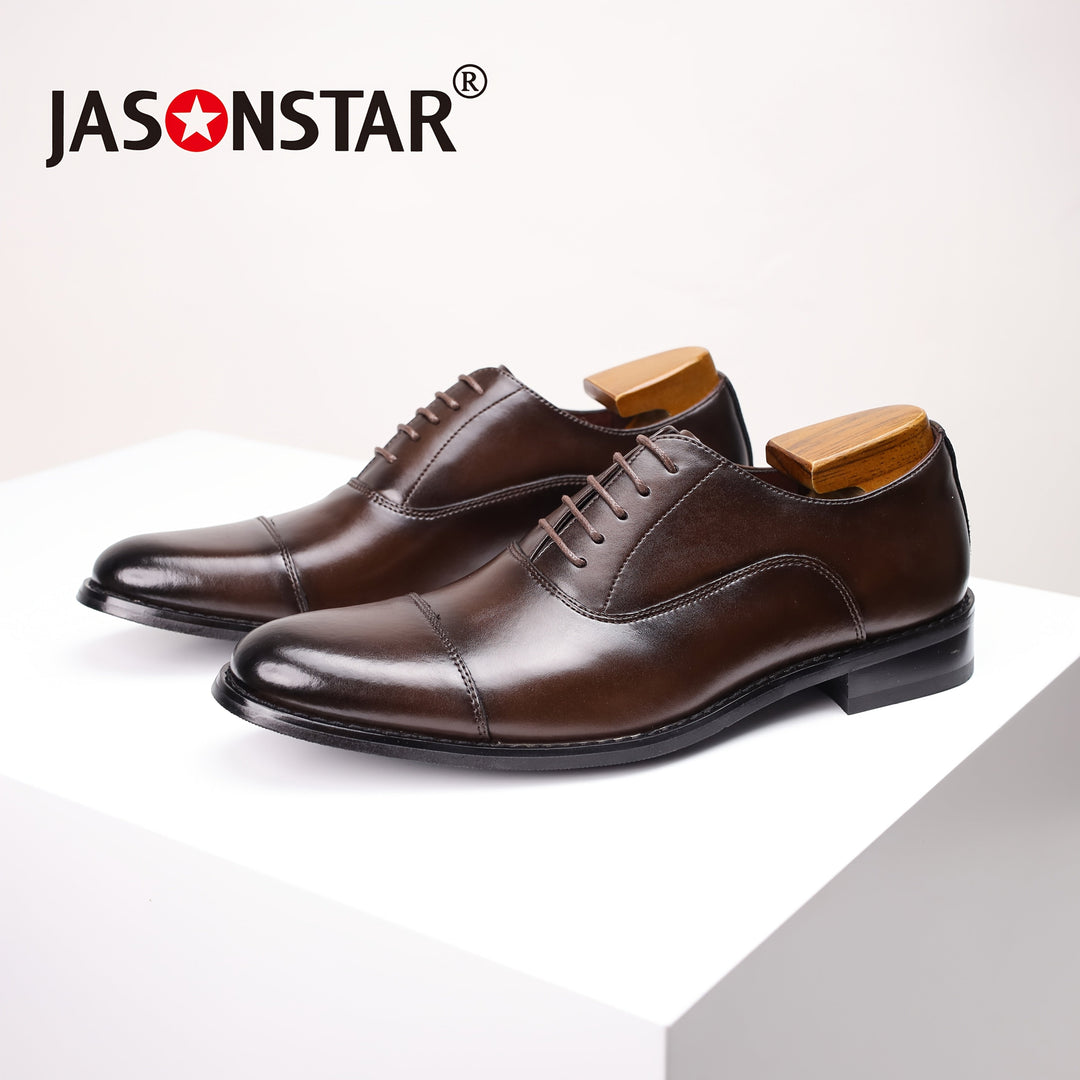 Classic Cap-Toe Oxford Shoes