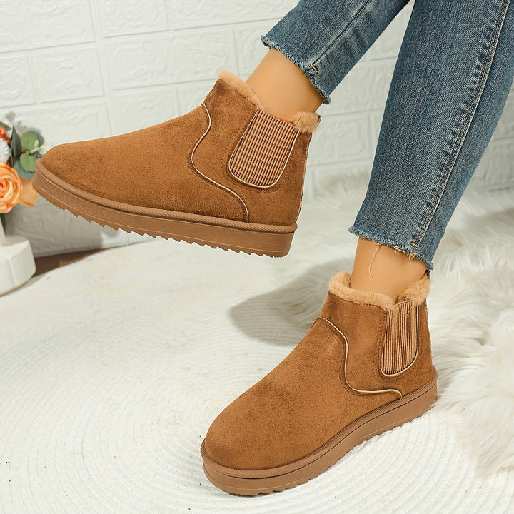 Cozy Platform Ankle Boots