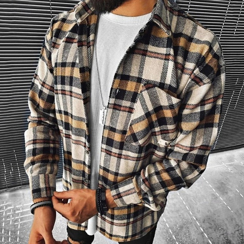 Rugged Checked Overshirt