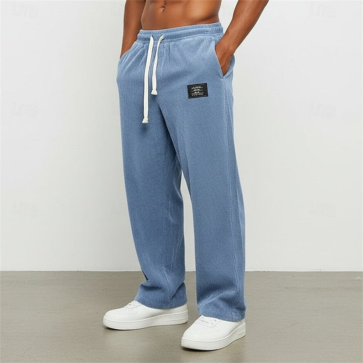 Relaxed Straight-Leg Pants