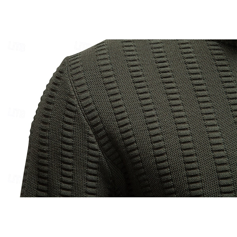 Textured Half-Zip Sweater