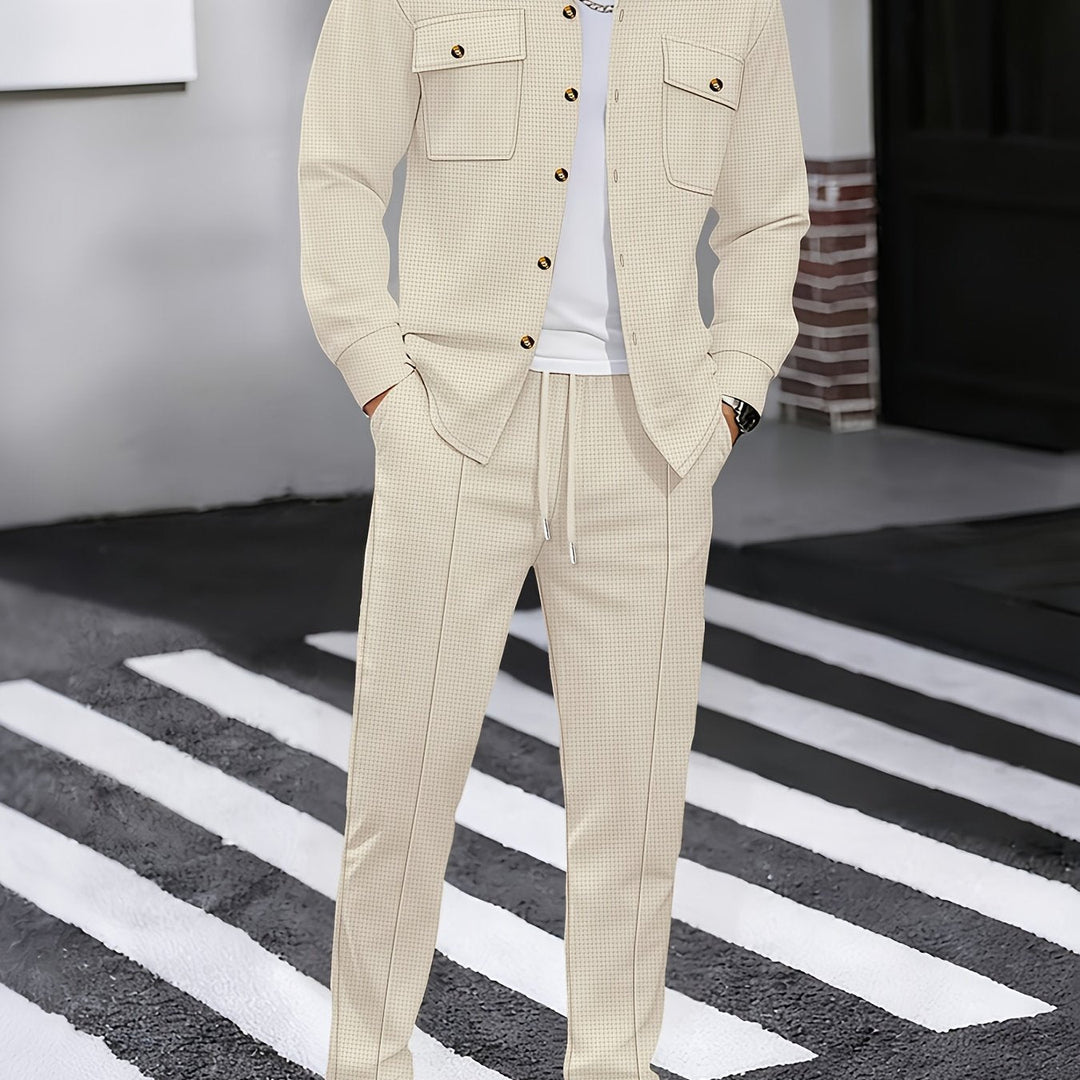 Refined Casual Two-Piece Set
