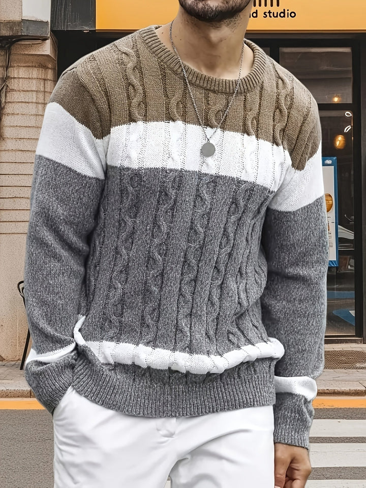 Classic Cable-Knit Sweater