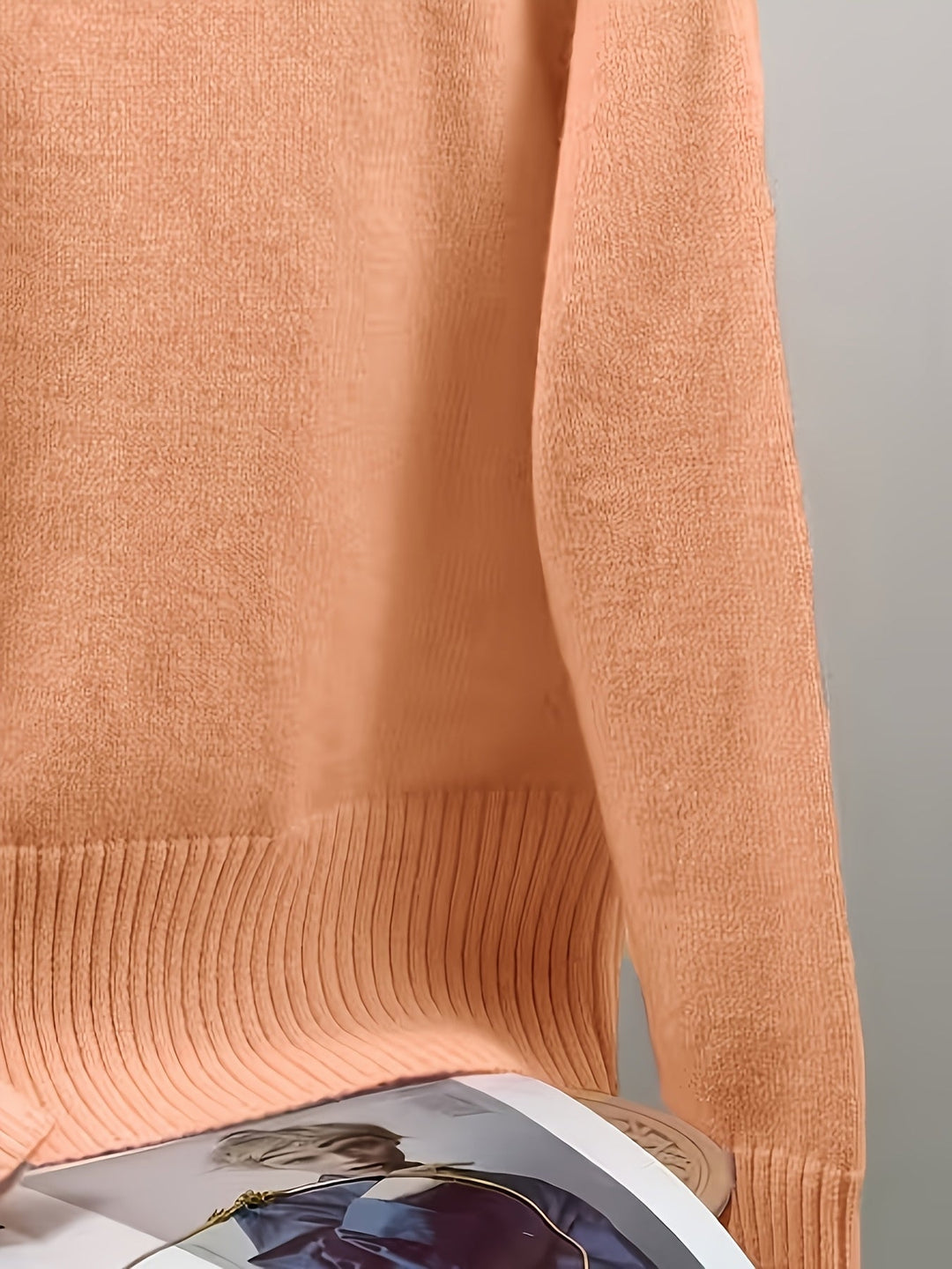 Heart-Button V-Neck Cardigan