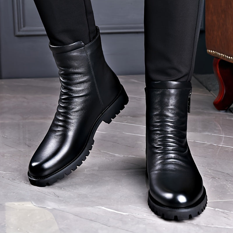 Refined Zip-Side Boots
