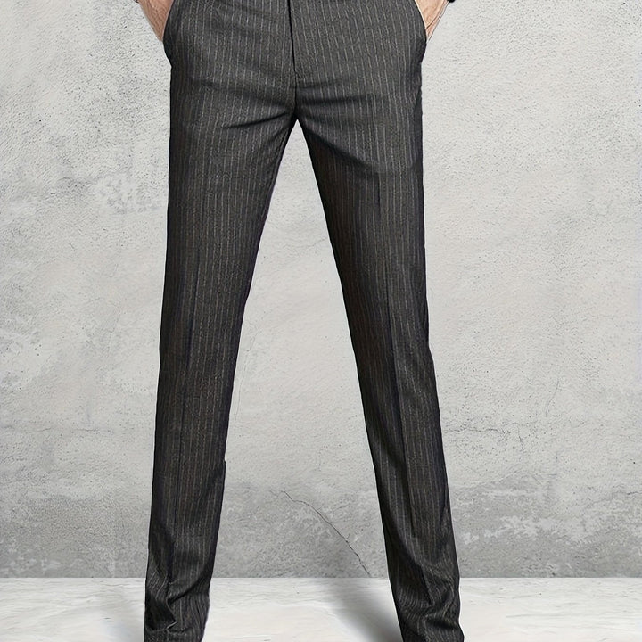 Refined Slim-Fit Business Pants