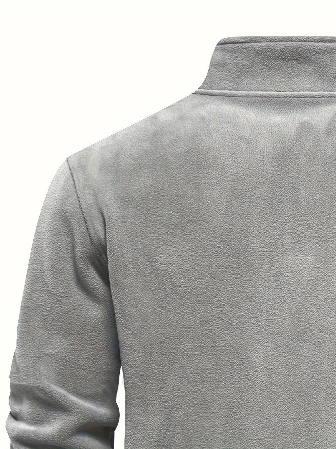 Half-Zip Stand-Collar Pullover