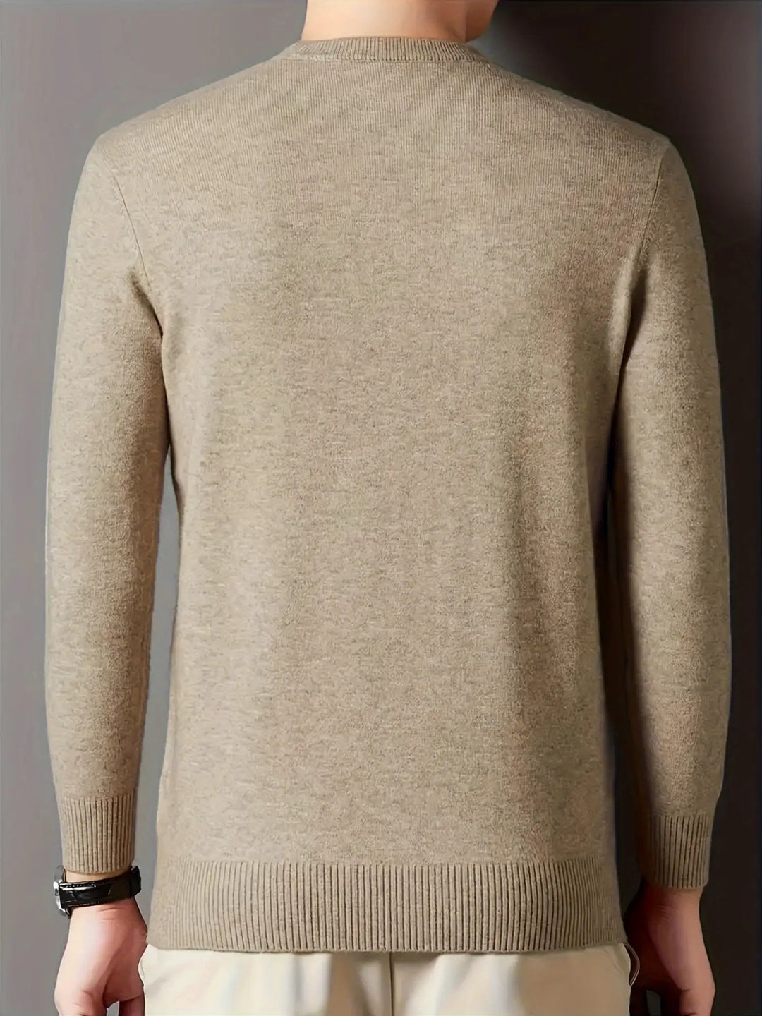Mock Neck Knit Sweater