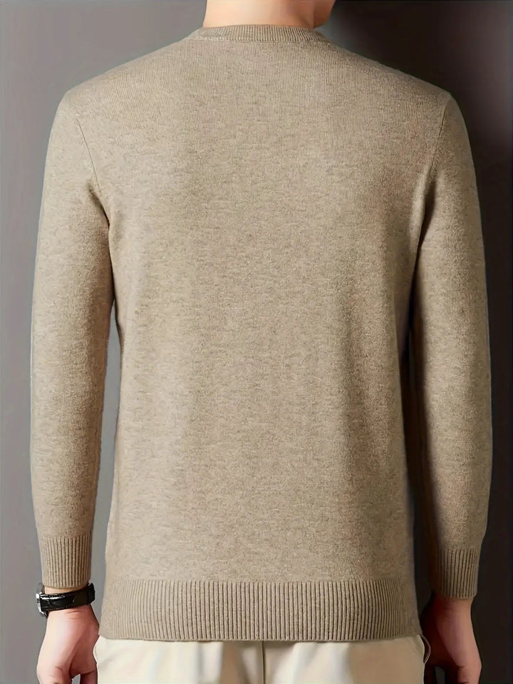 Mock Neck Knit Sweater