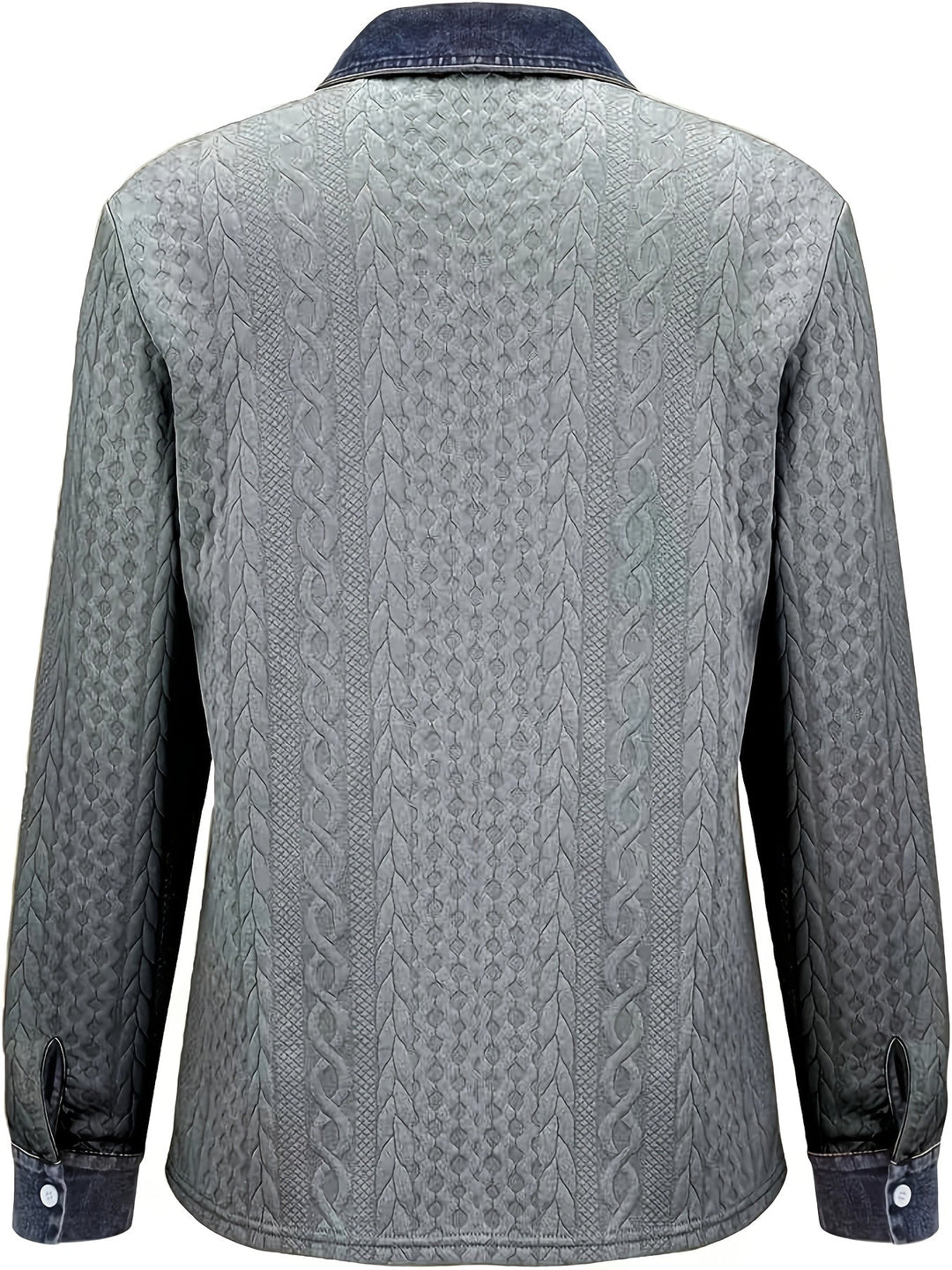 Textured Button-Up Shirt