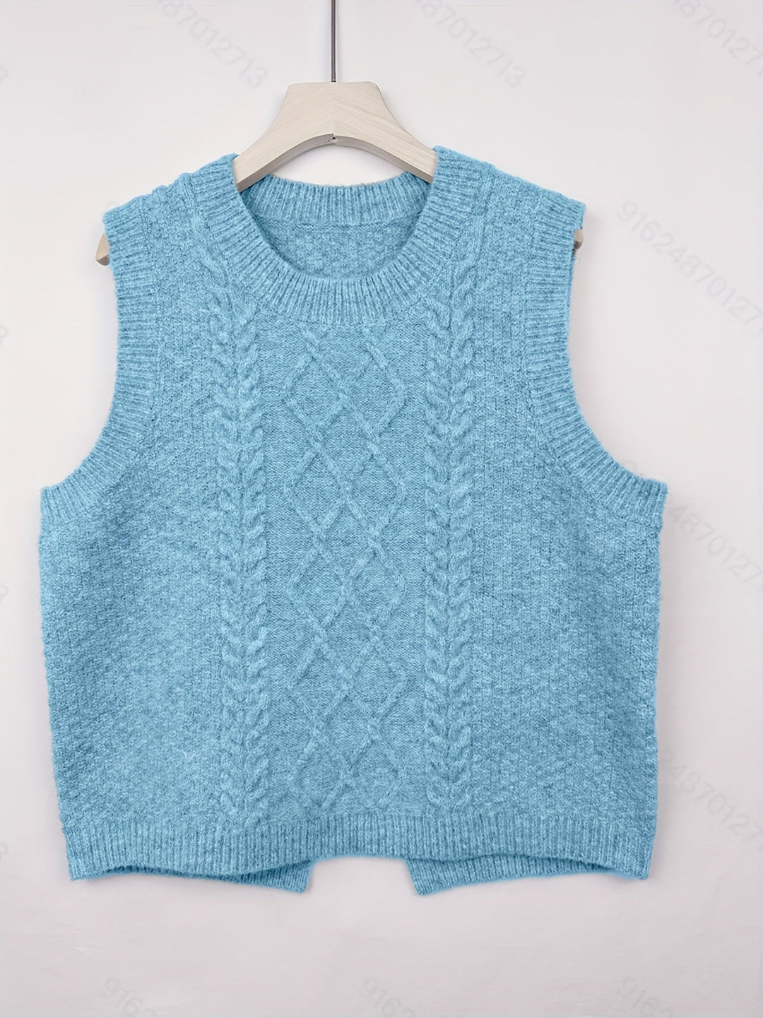 Cable-Knit Sweater Vest