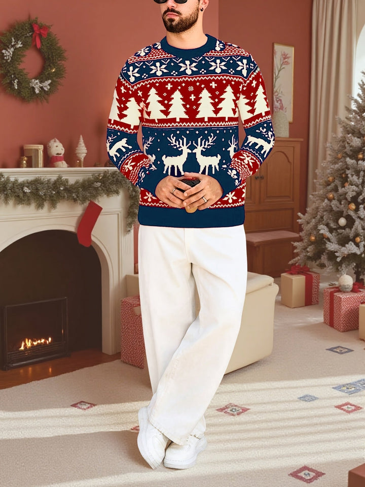 Festive Holiday Knit Sweater