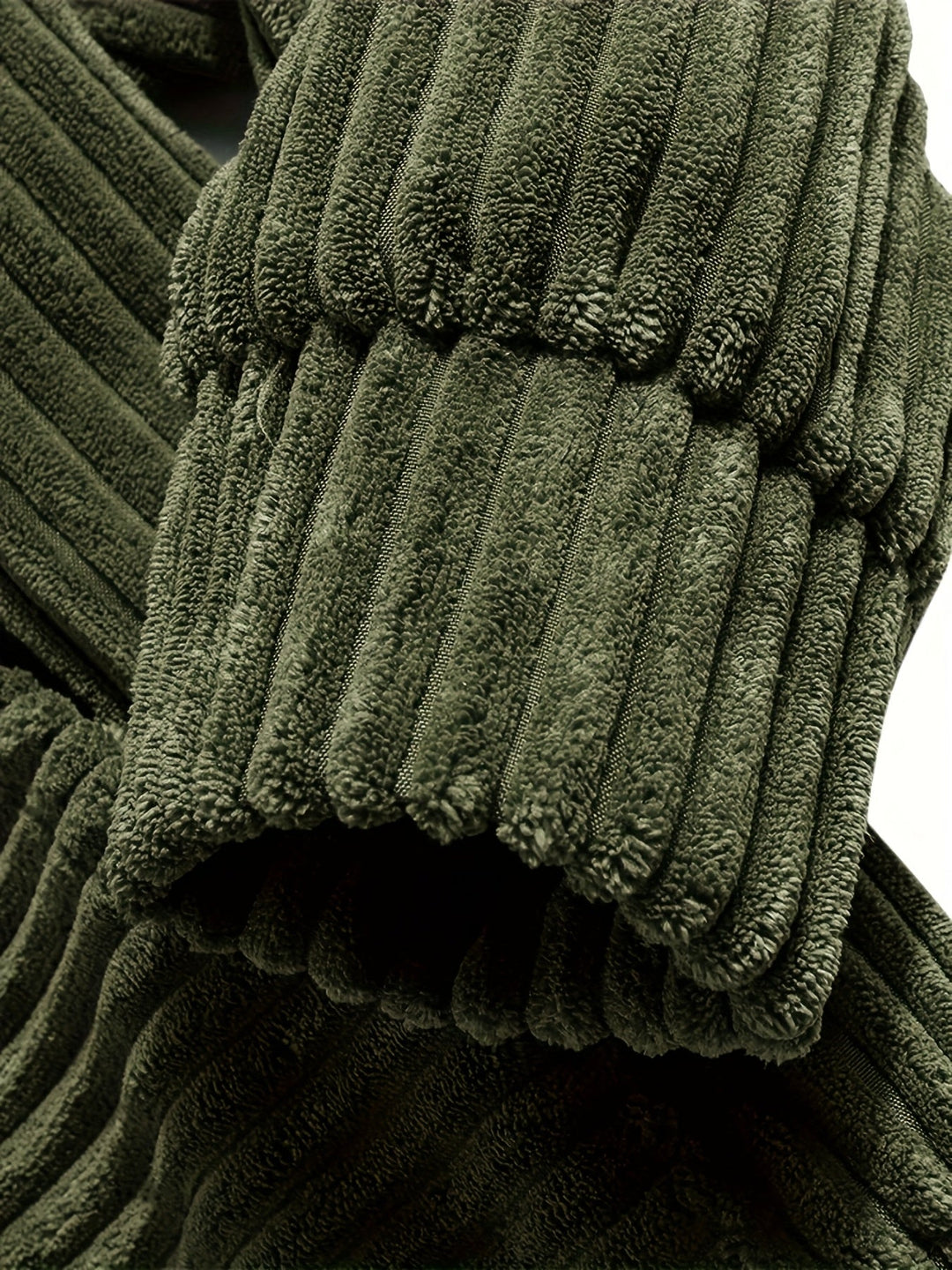 Ribbed Pullover Hoodie