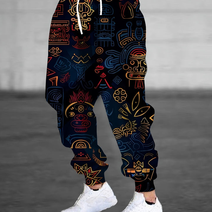 Bold Patterned Joggers