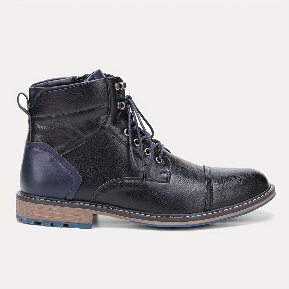 Refined Cap-Toe Ankle Boots