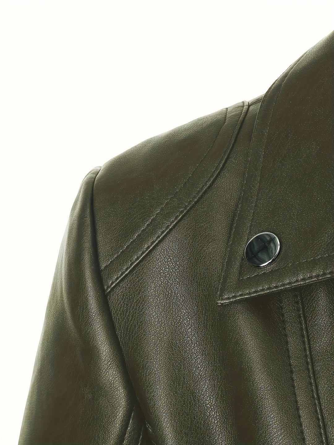 Sculpted Zip-Front Moto Jacket