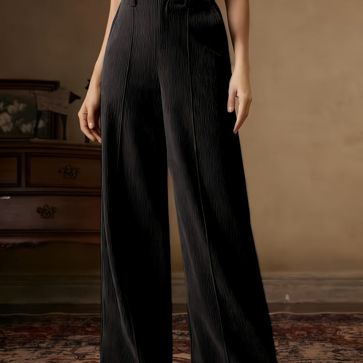 High-Waisted Wide-Leg Pants