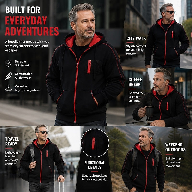 Full-Zip Hooded Jacket