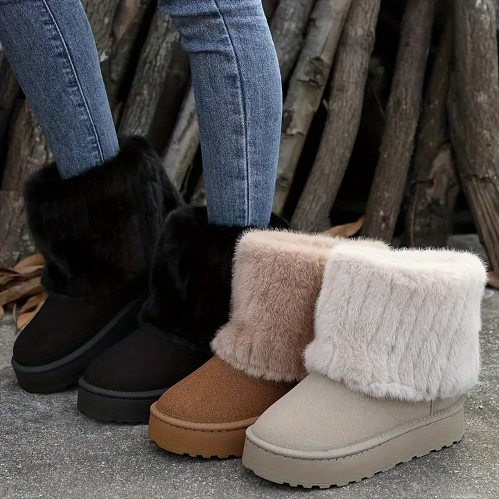 Cozy Platform Winter Boots